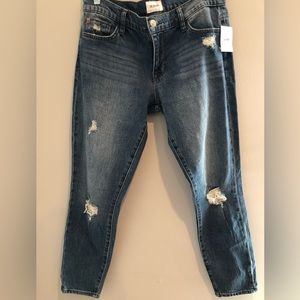 Hudson Jean Krista Distressed Skinny Jeans Size 29